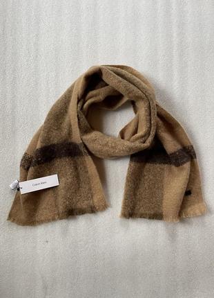 Новый шарф calvin klein ( ck plaid blanket scarf ) с америки