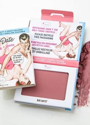 Румяна для лица thebalm big date blush1 фото