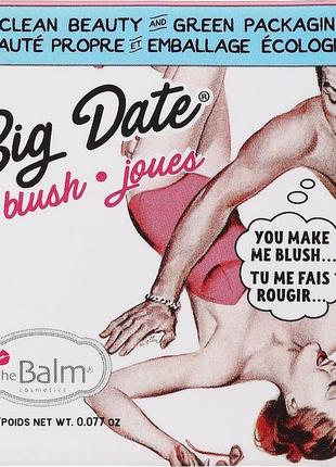Румяна для лица thebalm big date blush4 фото