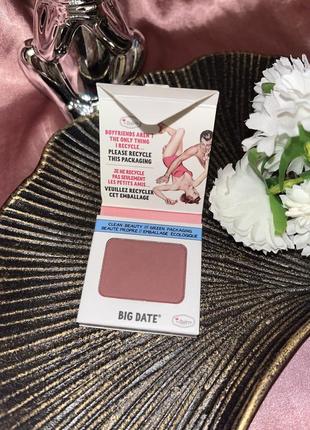 Румяна для лица thebalm big date blush3 фото