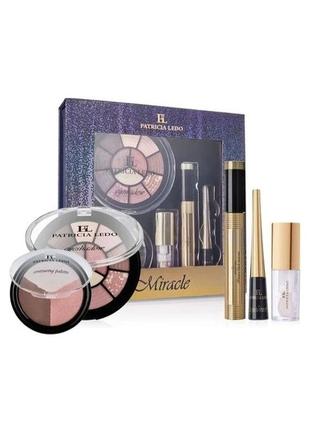 Подарунковий набір декоративної косметики patricia ledo miracle