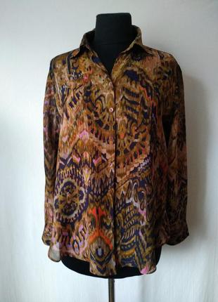 Сорочка блуза шифонова massimo duti