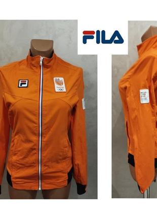 Fila, комфортная яркая женская zip кофта успешного южно-корейского бренда.