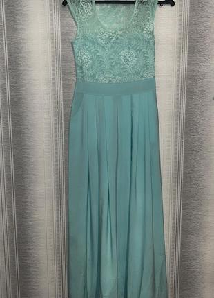 Платье длинное