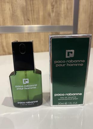 Paco rabanne pour homme туалетна вода 30 мл, оригінал