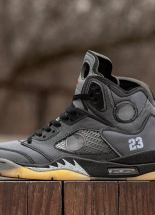 Air jordan retro 5 x off-white