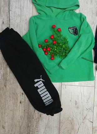 Теплі штани puma флісові на зиму, хлопчик 3-4 роки
