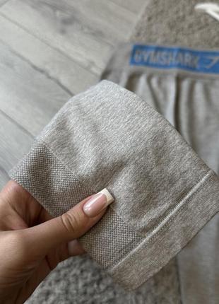 Женские спортивные лосины gymshark серые длинные лосины5 фото
