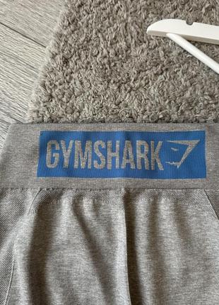 Женские спортивные лосины gymshark серые длинные лосины4 фото