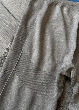 Женские спортивные лосины gymshark серые длинные лосины6 фото
