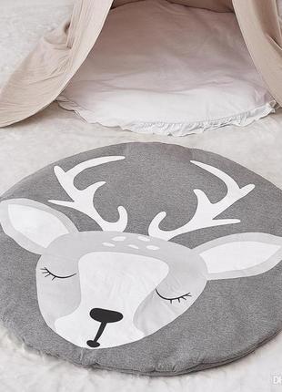Одеяло коврик в детскую комнату олененок