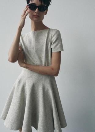 Короткое платье со складками zw collection