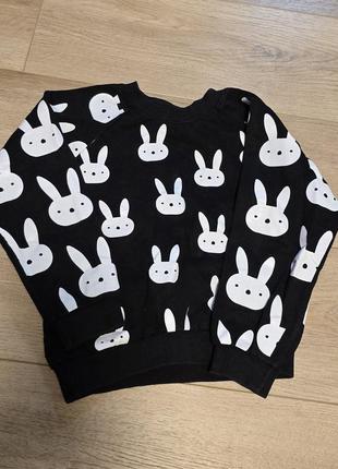 Теплый реглан кофта свитшот худи на мальчика 4-5 лет mini moda