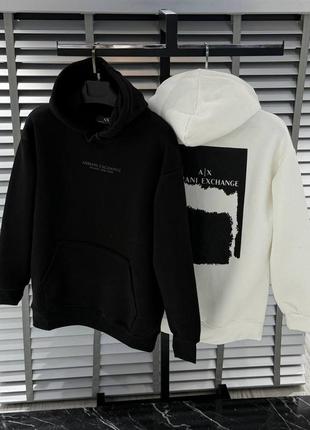 Худи armani exchange на флисе