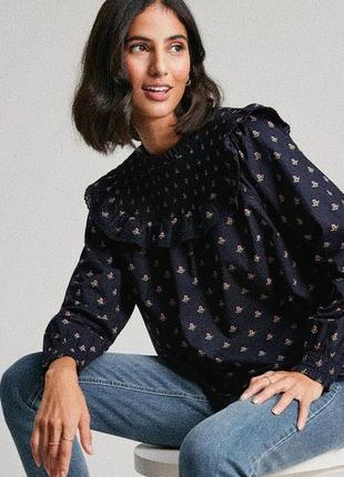 Joules / joules рубашка / блуза в винтажном стиле / рубашка ansia / рубашка в викторианском стиле / викторианский стиль / joules blue...