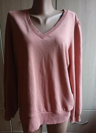 Пуловер свитшот с v вырезом nextнц 18 р. 52-54 xl-xl