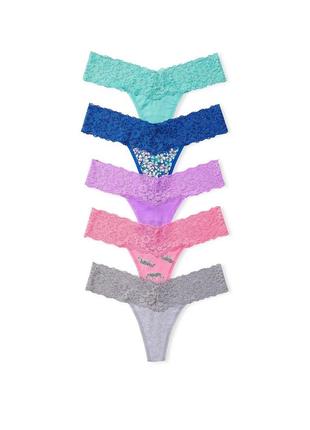 Набір трусиків victoria's secret тонг