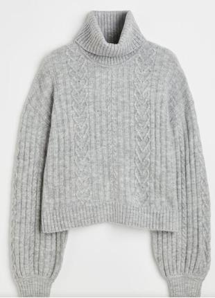 Очень теплый свитер oversized h&m