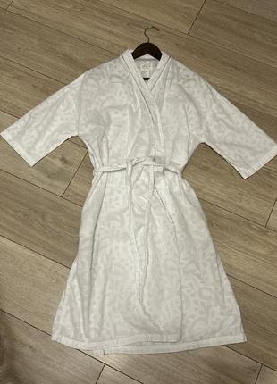 Белый коттоновый халатик