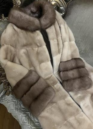 Шуба норка,соболь 💫норковая шуба длинная ,шуба соболь✨