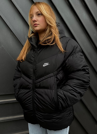 Пуховик nike storm-fit black унісекс