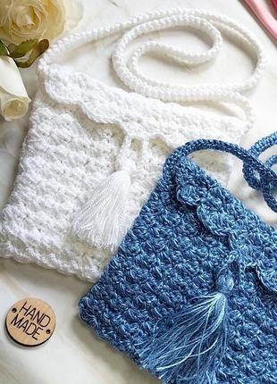 Дитячі сумочки гачком. розпродаж залишків5 фото