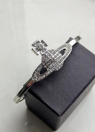 Браслет silver vivienne westwood with crystal