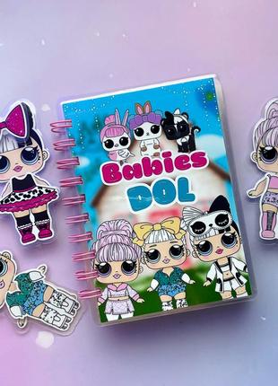 Ляльки лол блокнотик