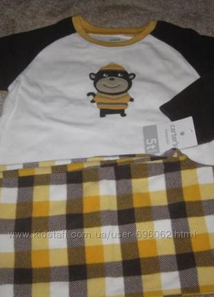 Новая флисовая пижамка картерс