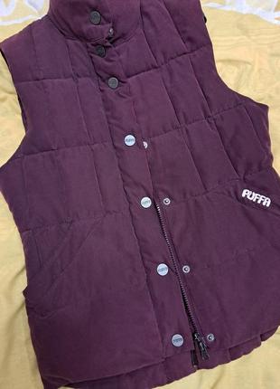 Шикарный теплый жилет от британского бренда puffa💗