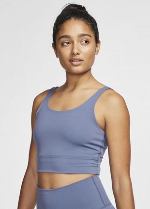 Nike yoga  женский спортивный топ/бра кроп майка для тренировок