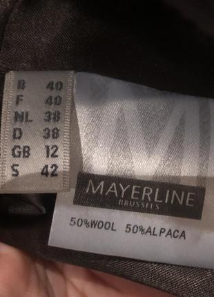 #165 пальто mayerline brussels  вовна альпака 8