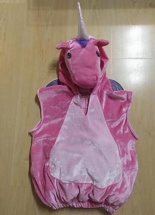 Карнавальний костюм із єдинорогом на 5-6 років