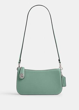 Кожаная сумка на плечо coach