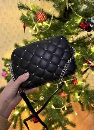 Сумочка жіноча кросбоді чорна rebecca minkoff