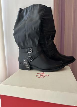 Чоботи високі жіночі, розмір 38.5, нові , style & co