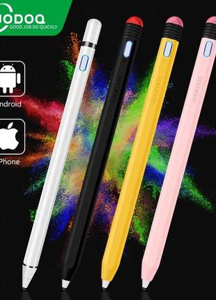 Універсальний активний ємнісний стілус металевий goojodoq в комплекті чохол і рукавичка