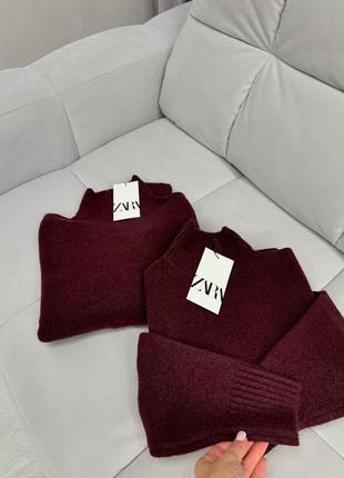 Трендовый женский свитер zara