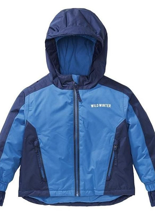 Зимняя лыжная, теплая термо куртка, мембрана, от lupilu. 110/116