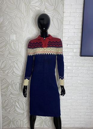 Вінтажна шерстяна сукня плаття шерсть h&m, s