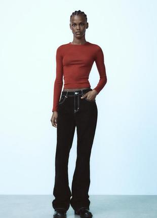 Джинси trf mid-rise baggy balloon