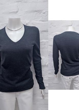 Nove marzo wool 100% элегантный пуловер из мягкой меланжевой шерсти