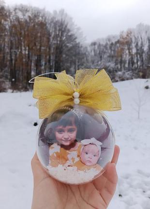 Новогодние игрушки с фото