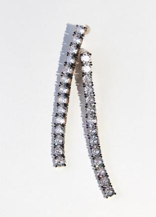 Сережки з цирконами zara