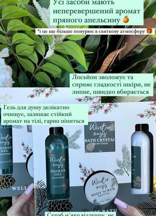 Подарочный набор wellness bath gift ” winter oasis” спелый апельсин