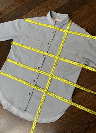 Zara вельветова сорочка бавовна 10р.
