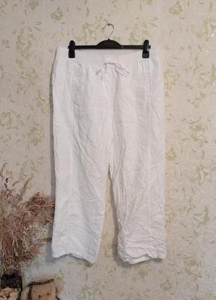 Штаны uk16 100% лён