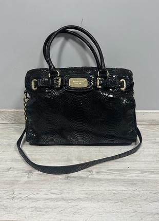 Кожаная сумка michael kors