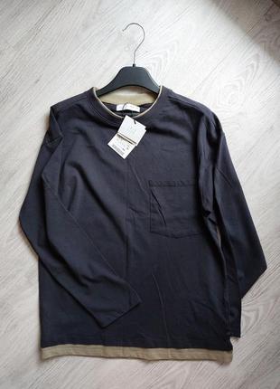 Фирменный реглан/лонг zara 158/164р. 2