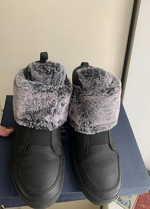 Кожаные зимние сапоги caprice, 38 размер